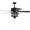 50 Ceiling Fan With Lights Reversible Blades W/ Pull Chain Control Living Room